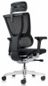 Кресло FALTO IOO-E2 ELITE (Черн каркас/сетка Black T-168-B1/крестовина металл)