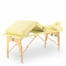 Стол массажный складной деревянный JF-Tapered (МСТ-141) 4-секц (бежевый)