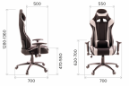 Кресло Everprof Lotus S4 Ткань Черный/Серая